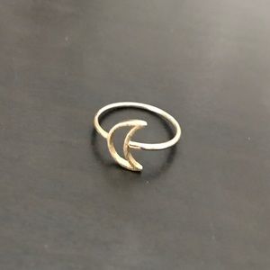 Golden moon ring 🌙
